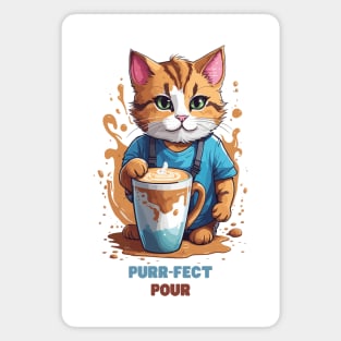 Purr-fect Pour Magnet